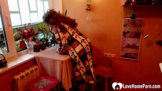 На ёй было гарачае ніжняе бялізну і панчохі, так што мне прыйшлося жорстка трахнуць яе