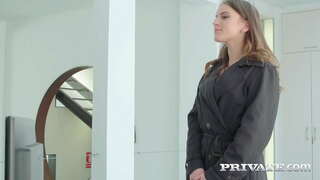 Ruski Brineta Evelina Draga nosi najseksi crno donje rublje da zavesti dominantna veliki kurac ljubavnik u senzualna analni akciju! Rimjob, lice jebeno &amp;amp; više! Pun Flik &amp;amp; 1000s Više u Private.com!