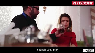 LETSDOEIT - Seksualus Apskretėlė Mergina, Lara Vakarų Pučia Ir Fucks Su Širdies Neveikia Tėtis